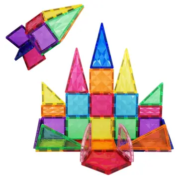 PicassoTiles 41pc Magnetic Tile Building Block
