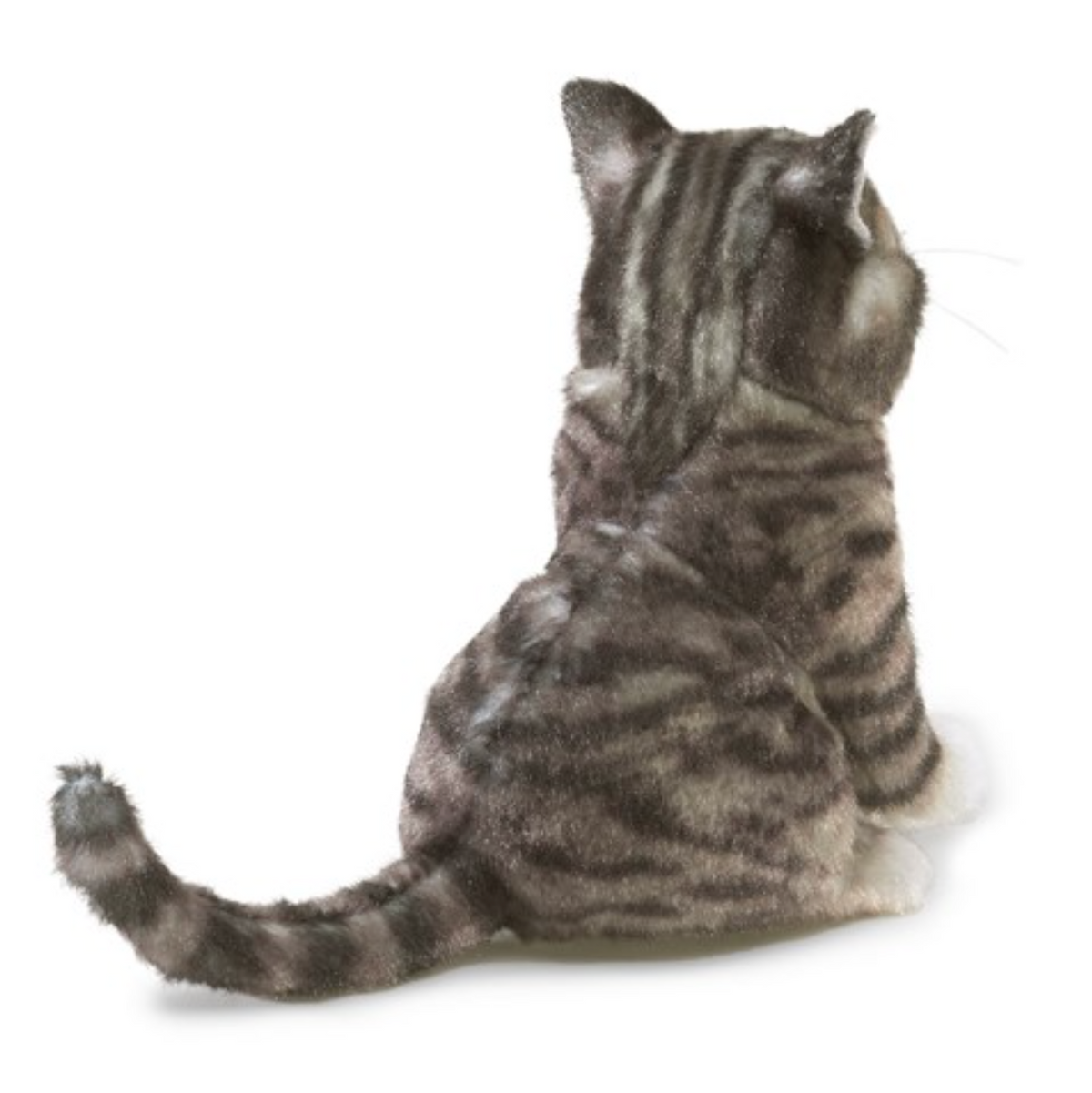 Mini Gray Tabby Finger Puppet