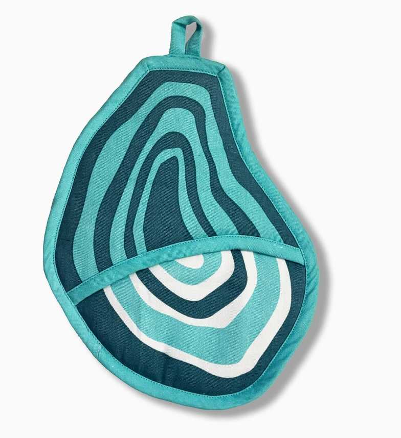 Oyster Pot Holder Oven Mitt