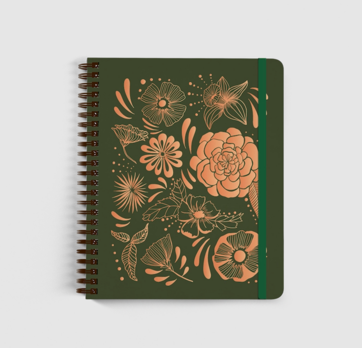 Undated Flexible Planner, Flower Power Cover